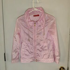 Roberta Di Camerino light pink windbreaker bomber jacket Size Small